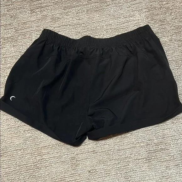 Black Drawstring Shorts - Picture 2 of 5